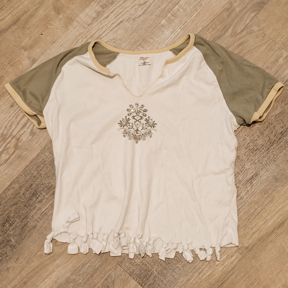 Jeweled 90's style tee